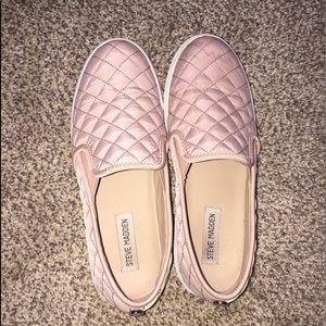 Blush pink Steve Madden Slip on Shoes
